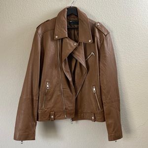 ASOS Design Leather Biker Jacket